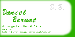 daniel bernat business card